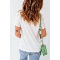 White IT'S A GOOD DAY TO DRINK ON A BOAT Letters T Shirt